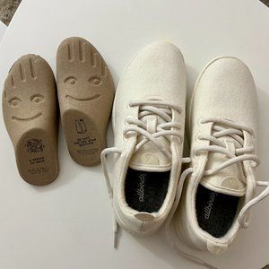 Allbirds Women's Wool Runners, Natural White (Cream Sole) - Size 7 [BRAND NEW]
